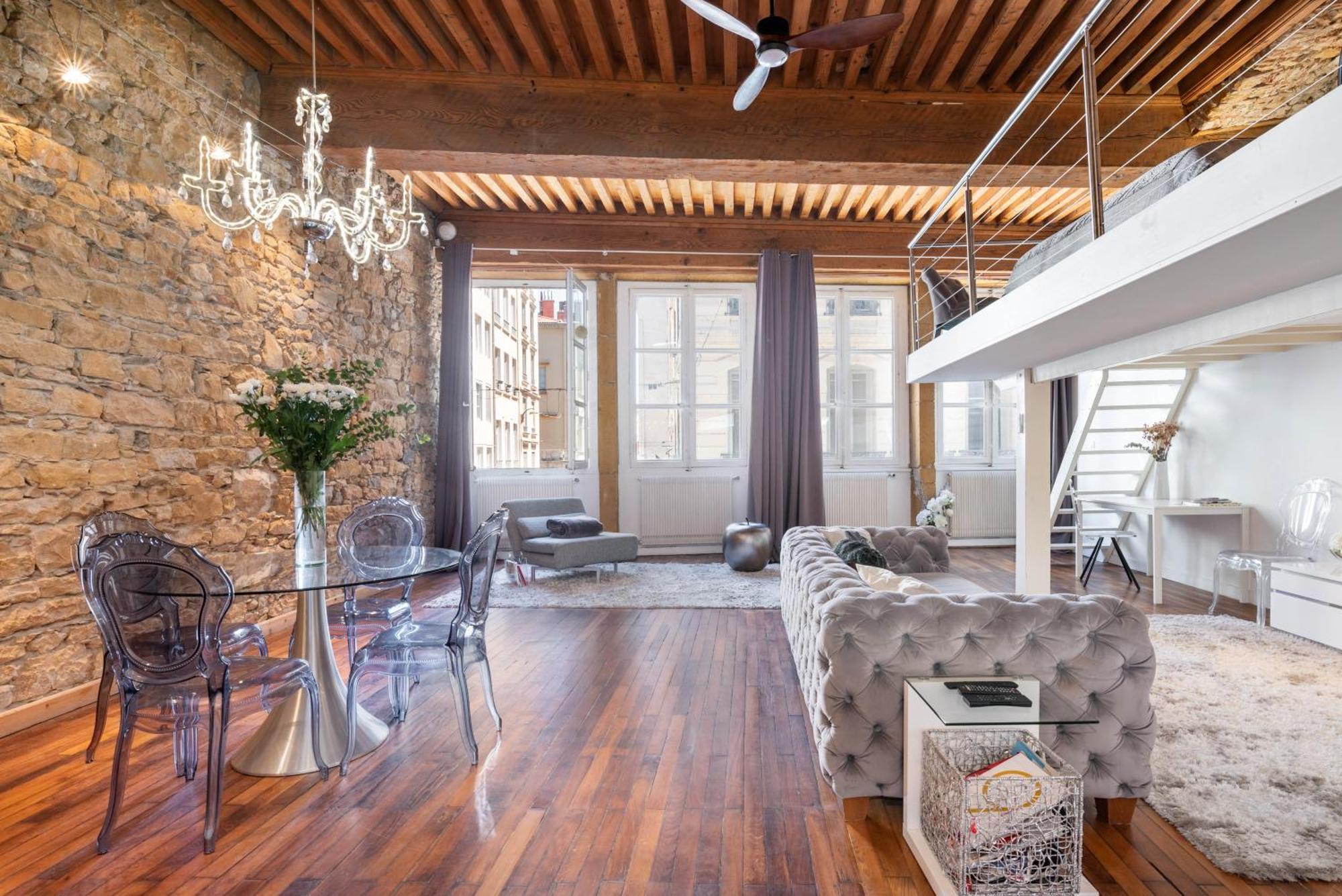 Le Carre Merciere , Appartements De Luxe Au Coeur De Lyon, Loft Et Studio Экстерьер фото